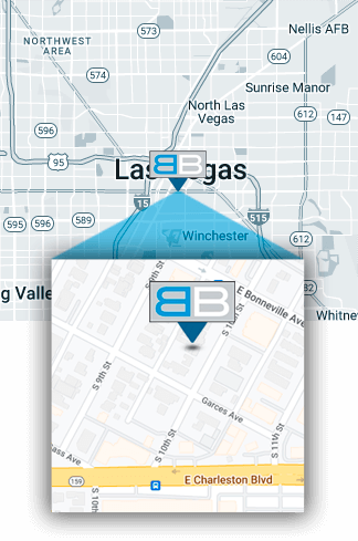 Map Location In Las Vegas, Nevada