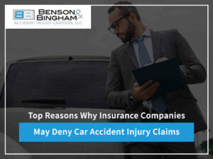 Top Reasons Why Insurance Companies May Deny Car Accident Injury Claims Featured Image