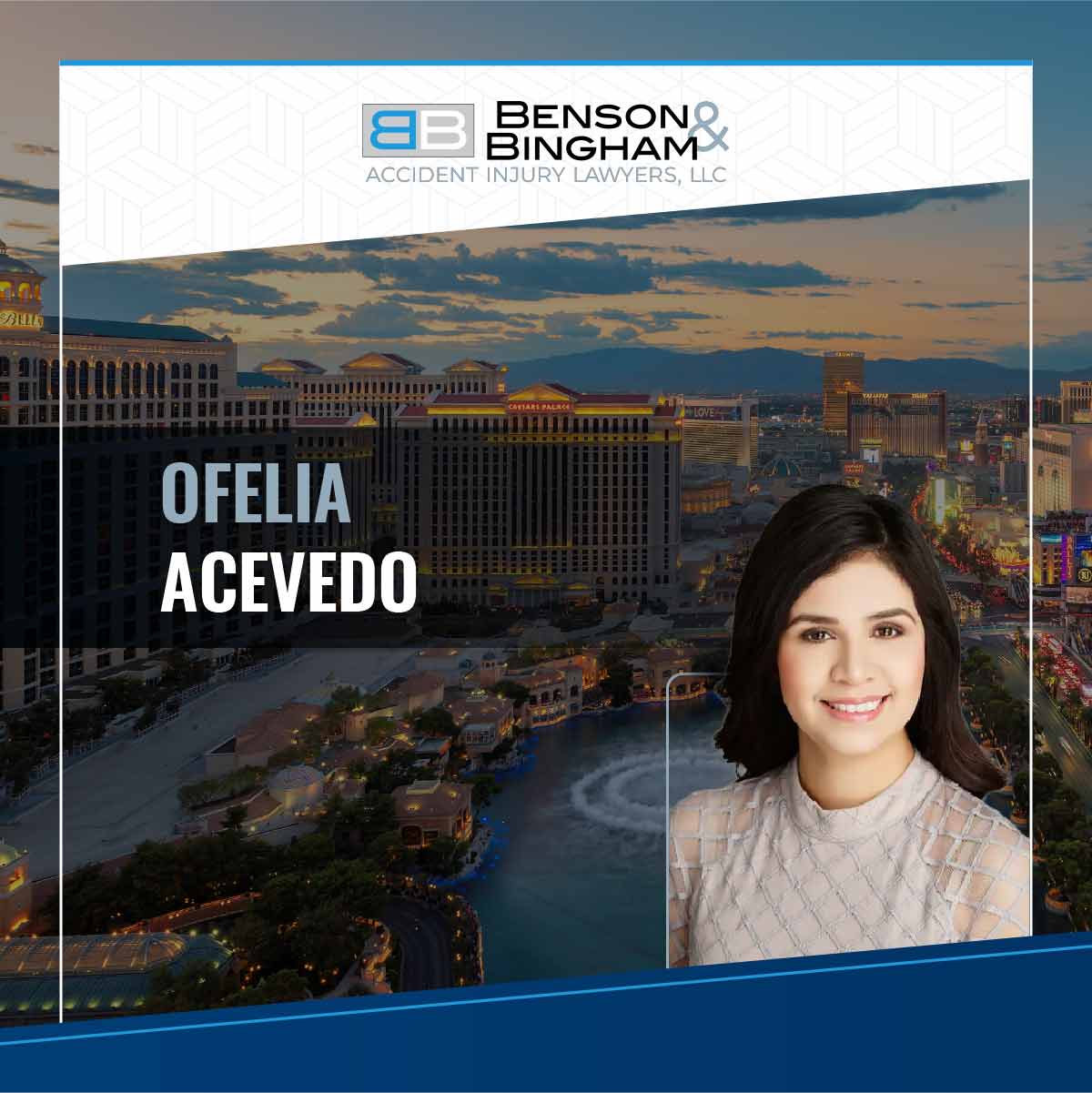 Ofelia Acevedo, lawyer at Benson and Bingham