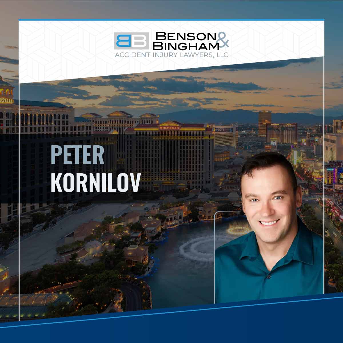 Peter Kornilov, lawyer at Benson and Bingham