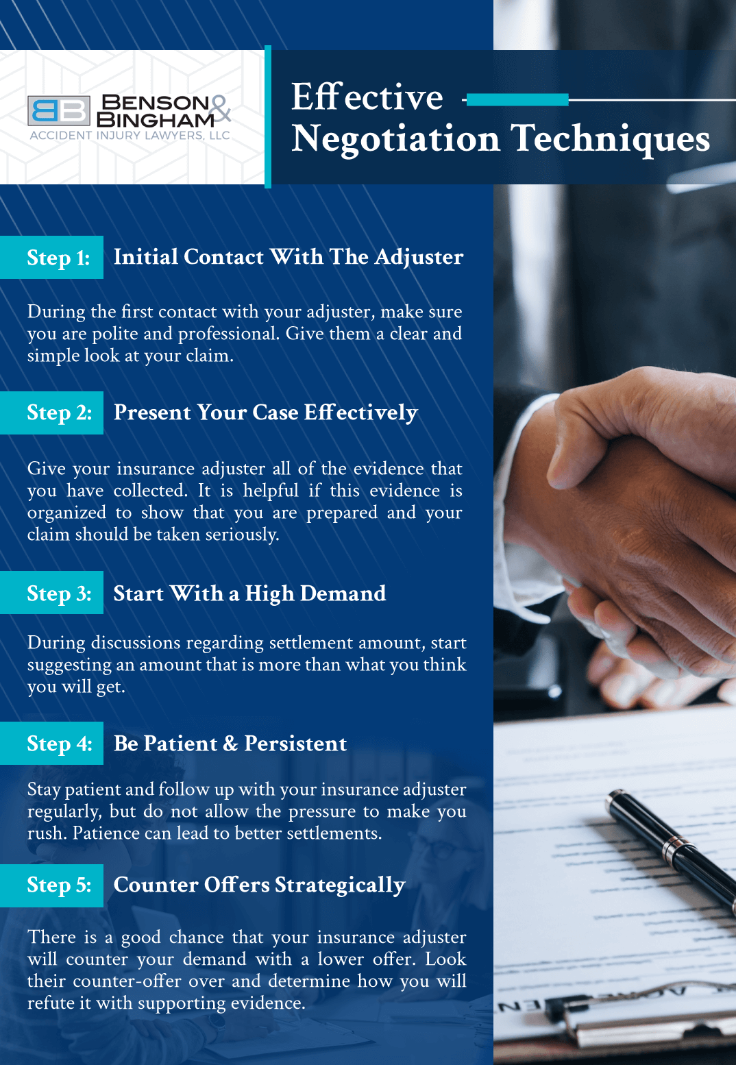 Infographic that explains Effective Negotiation Techniques