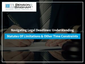 Navigating Legal Deadlines: Understanding Statutes Of Limitations & Other Time Constraints