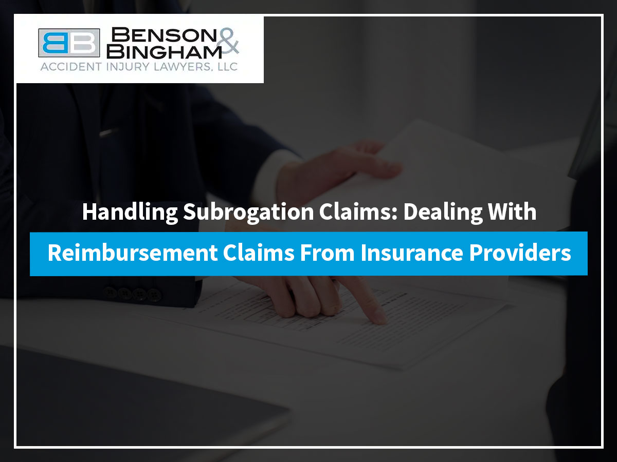 Handling Subrogation Claims: Dealing With Reimbursement Claims From Insurance Providers